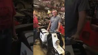 1960 Harley Topper with Jerry Ottaway at Twisted Oz Motorcycle Museum