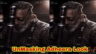 KGF Chapter 2 Adheera First Look Motion Poster | Unmasking Adheera | Unveiling The Brutality