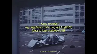 EDEN - hazy morning // my neighbours hate me (demo) [lyric video]