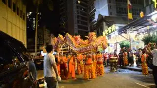 Dancing Dragon during Chinese Spring Festival