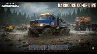 🚧 OFF-ROAD KINGS! SnowRunner Hardcore Co-op LIVE - Ultimate Teamwork