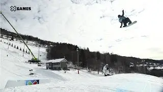 Sven Thorgren qualifies first in Snowboard Slopestyle Elims | X Games Norway 2017