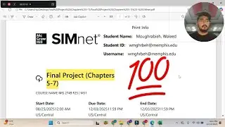 In Practice Excel 365: Application Capstone Project 3 | Final Project Chapter 5-7 #SiMnet