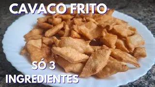Cavaco Frito ou massinha mata fome , com apenas  03  ingredientes