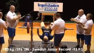 Gustav Hedlund - Sweden - Nordic Powerlifting Champion 2016