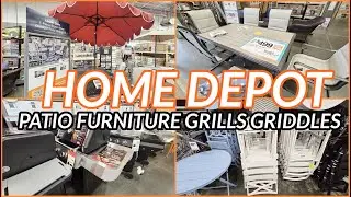 Home Depot Patio Furniture Decor & Grills 2025 🪑🔥 | Shop With Me for Outdoor Living Must-Haves!