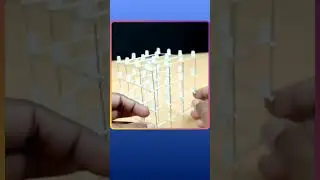 Make an Amazing LED Cube at Home | Easy DIY Electronics Project #Shorts #DIY #Magic #ViewIdea