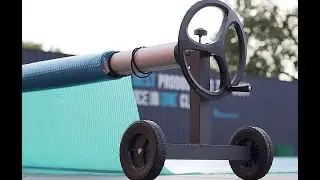 Автоматическое наматывающее устройство для солярной пленки в бассейне Kokido