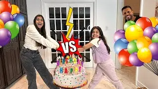 Deema and Sally prepared a Surprise Birthday Cake for DAD