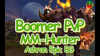 WoW - World of Warcraft 9.2.7 - Boomer MM-Hunter plays PvP - Epic BG Ashran at Night - uncut!