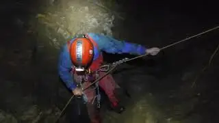 Knotlow Cavern Climbing Shaft - second pitch
