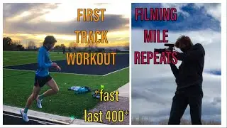 Filming Miles and my First Track Workout!