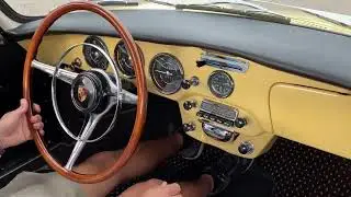 1965 Porsche 356C Champagne Yellow Coupe