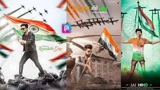 PicsArt 26 January Republic Day Photo Editing Tutorial in Picsart Step by Step in Hindi