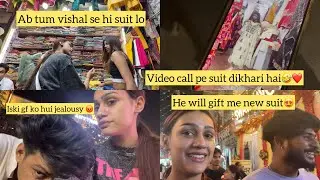 Aaj Isha Bhabhi Ko Vishal Ne Dilaya Suit😍❤️ || Diwali Shopping🛍️