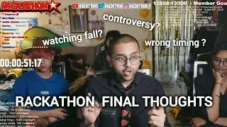 Rachit's final words about Rackathon