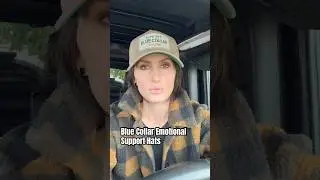 Blue Collar Emotional Support Hats 😂🧢🔧