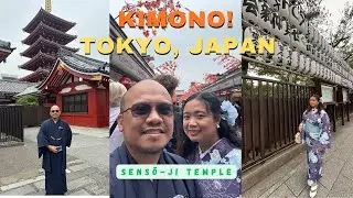 Exploring Asakusa's Cultural Center & Senso ji Temple in Kimono  Tokyo Travel Vlog 🇯🇵✨