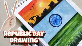 Republic Day drawing | 26 January easy drawing 🇮🇳