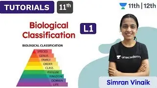 CBSE Class 11: Biological Classification | Biology | Unacademy Class 11 & 12 | Simran Ma'am