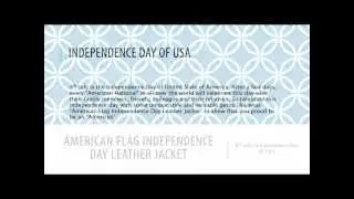 American Flag Independence Day Leather Jacket