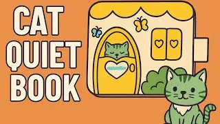 Cat quiet book 📖 | paper quiet book