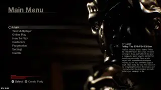 [PS4 - Trainer] FRIDAY THE 13TH: The Game -JASON X - EDITION