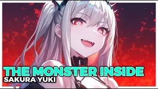 [Nightcore] Monster Inside (Dark &bull; Female Vocals) [Lyrics]