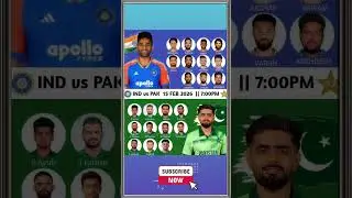 ind vs pak best xi for T20 WC #cricket #crickettournament #indiavspakistan #ipl