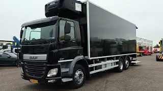 3435 DAF CF280 FAN 6x2/4 DagCab Euro6A - Koel-VriesBak 7.9m + Carrier Supra 1150MT + Laadklep 2000kg