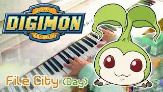 File City · Day – Digimon World | Piano cover