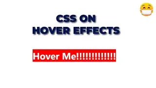 CSS on hover effects - Mouse Hover Effects