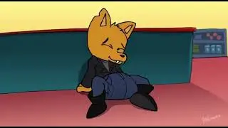 Store Clerk Has a Diaper Pee Break | Diaper pee animation