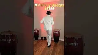 Forward & Back Salsa Basic Step | Salsa Men Styling Steps | Salsa Dance Video | Waldo y Jacqui