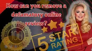 How can you remove a defamatory online review?