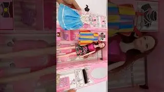 Satisfying with Unboxing Cute Barbie Doll Wardrobe Collection | Barbie Dress Design | Tiny ASMR
