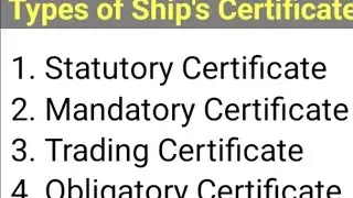 Ships certificate #statutorycertificate #solas #marpol #merchantnavy #mariners #sailors