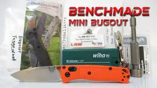 Benchmade Mini Bugout Carbon Fiber Rebuild | Death Grip Scales | Flytanium | LynchNW