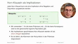 Einfacher Schließen mit Horn-Logik