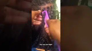 Как сделать ретвист для начинающих, используя метод расчески #locs #locretwist #locextensions