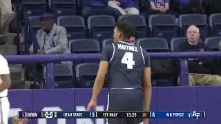 Utah State 3 Pointer #3 of 16 against Air Force by Ian Martinez