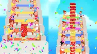 Pancake Run (Android/iOS ) All Levels Gameplay Level 41 - 43