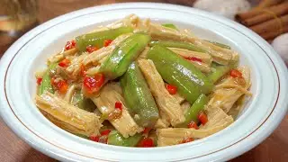 Stir-Fried Loofah & Tofu Recipe｜Quick, Healthy & Fresh-Tasting Chinese Veggie Dish