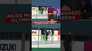 WATER CAN to fix Milan's Olympic Hockey Arena? #hockey #olympics #italy