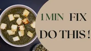 Chef's ideas on How to Reduce Salt in Palak Paneer