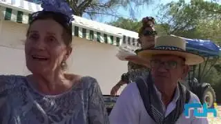 Primer día y primera noche del camino de la Hermandad del Rocío de Chipiona