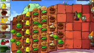 Plants vs. Zombies - Level 5-9 Walkthrough - Adventure