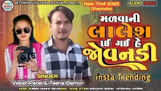 vesat patel ||teena damor ||new timli |malvani lalesh rai gai he jovandi ||gujarati song 2025