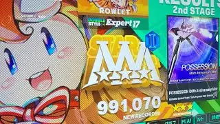 【DDR WORLD】 POSSESSION (20th Anniversary Mix) EDP 991,070 AAA
