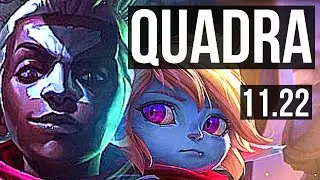 EKKO vs POPPY (JNG) | Quadra, Legendary | KR Master | 11.22